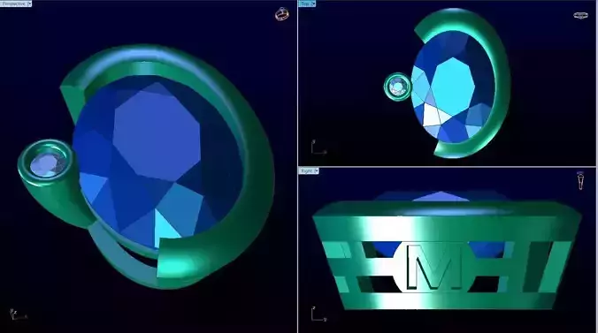 3d model pendant jewelry