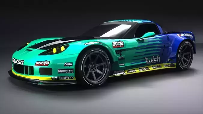 CHEVROLET CORVETTE C6 formula drift 3D model