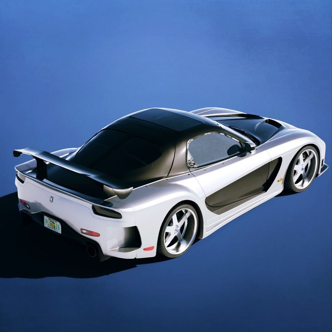 3D model Mazda RX-7 Veilside Fortune 1997 VR / AR / low-poly