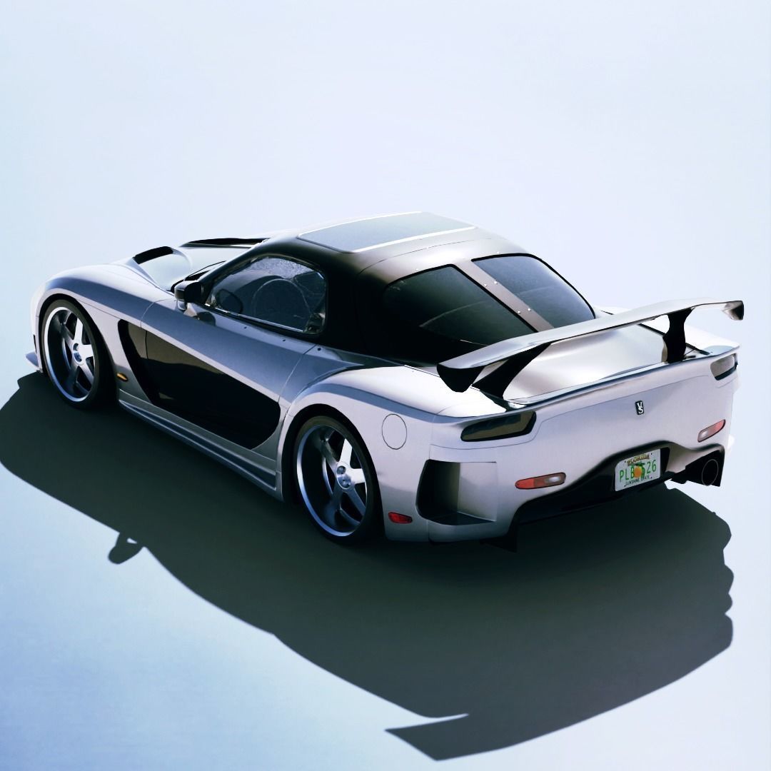 3D model Mazda RX-7 Veilside Fortune 1997 VR / AR / low-poly
