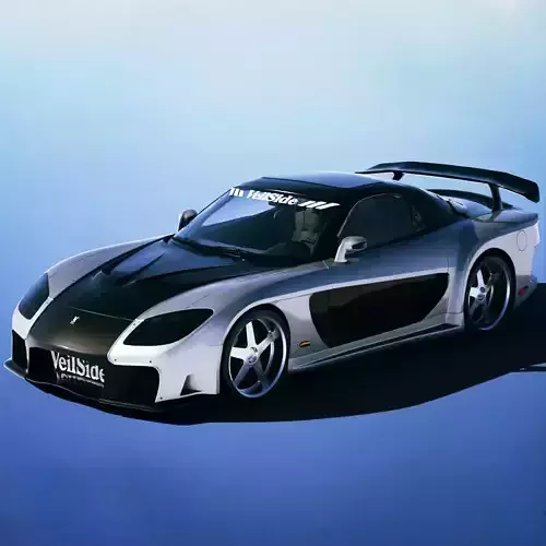 Mazda RX-7  Veilside Fortune 1997 Low-poly 3D model