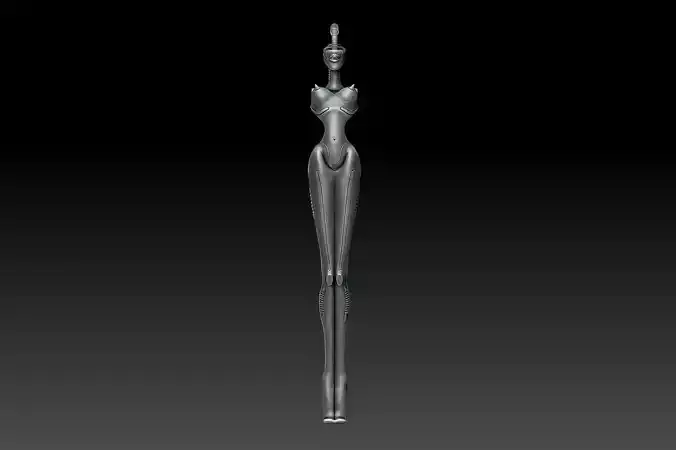 Korn Microphone Stand By H R Giger High Poly 3D Model