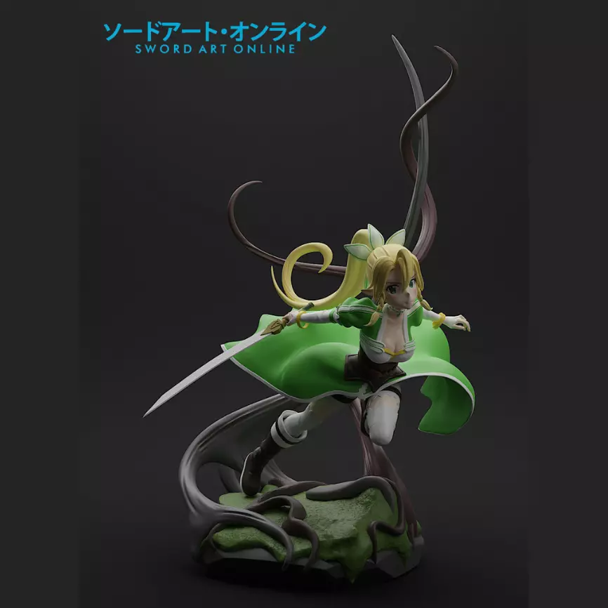 LEAFA - SWORD ART ONLINE STL  3D print model_0