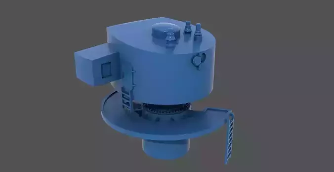 Littorio Class aft range finder - Personal license 1-200 scale 3D print model