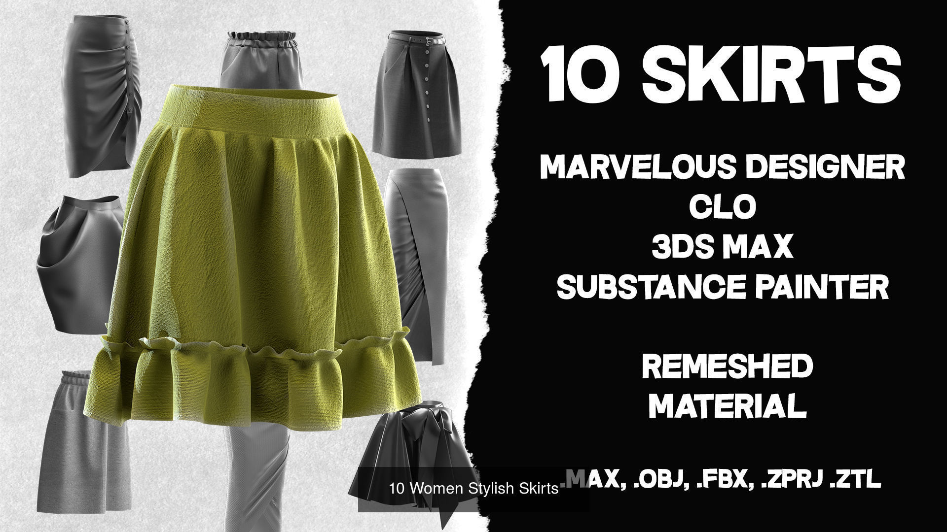 10 Skirts and 10 Tops collection _1