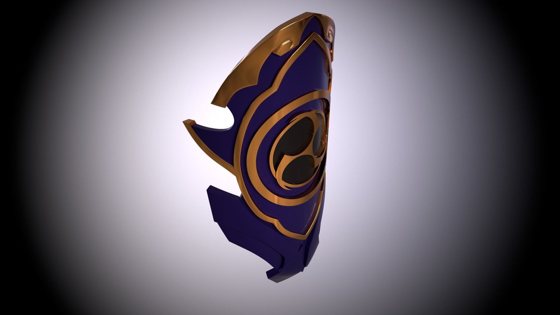 Genshin Impact Raiden Shogun Shoulder Pad 3D print model_4