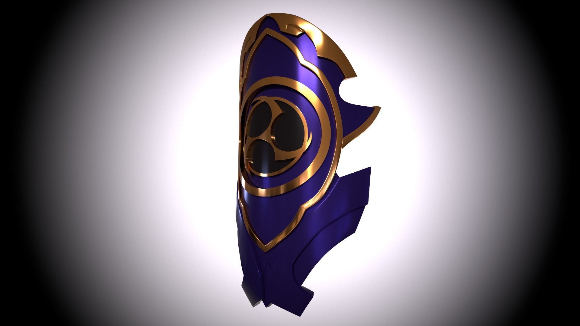 Genshin Impact Raiden Shogun Shoulder Pad 3D print model_2