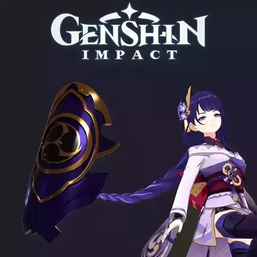 Genshin Impact Raiden Shogun Shoulder Pad 