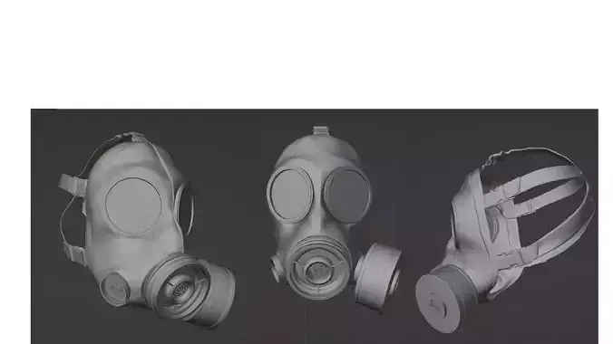 Gasmask gas mask 3D model