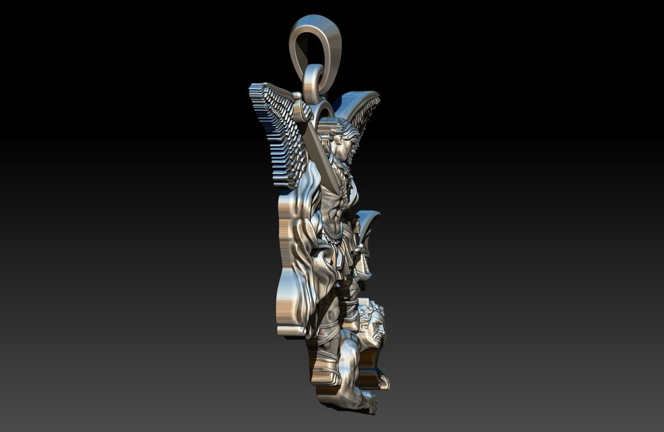 St Michael Archangel 3D print model_28