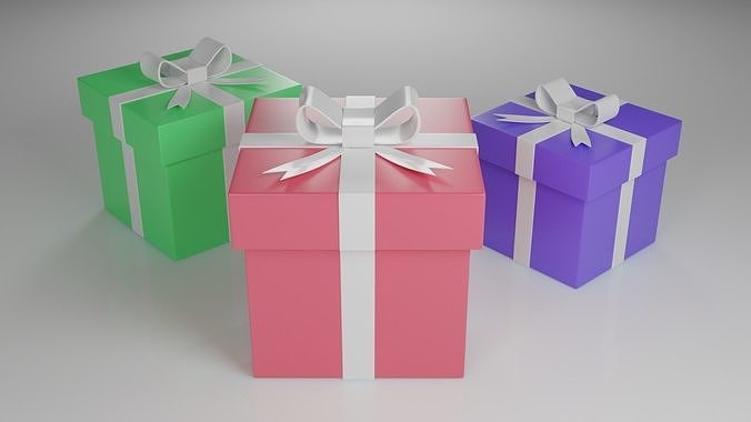 Gift Box 3D model