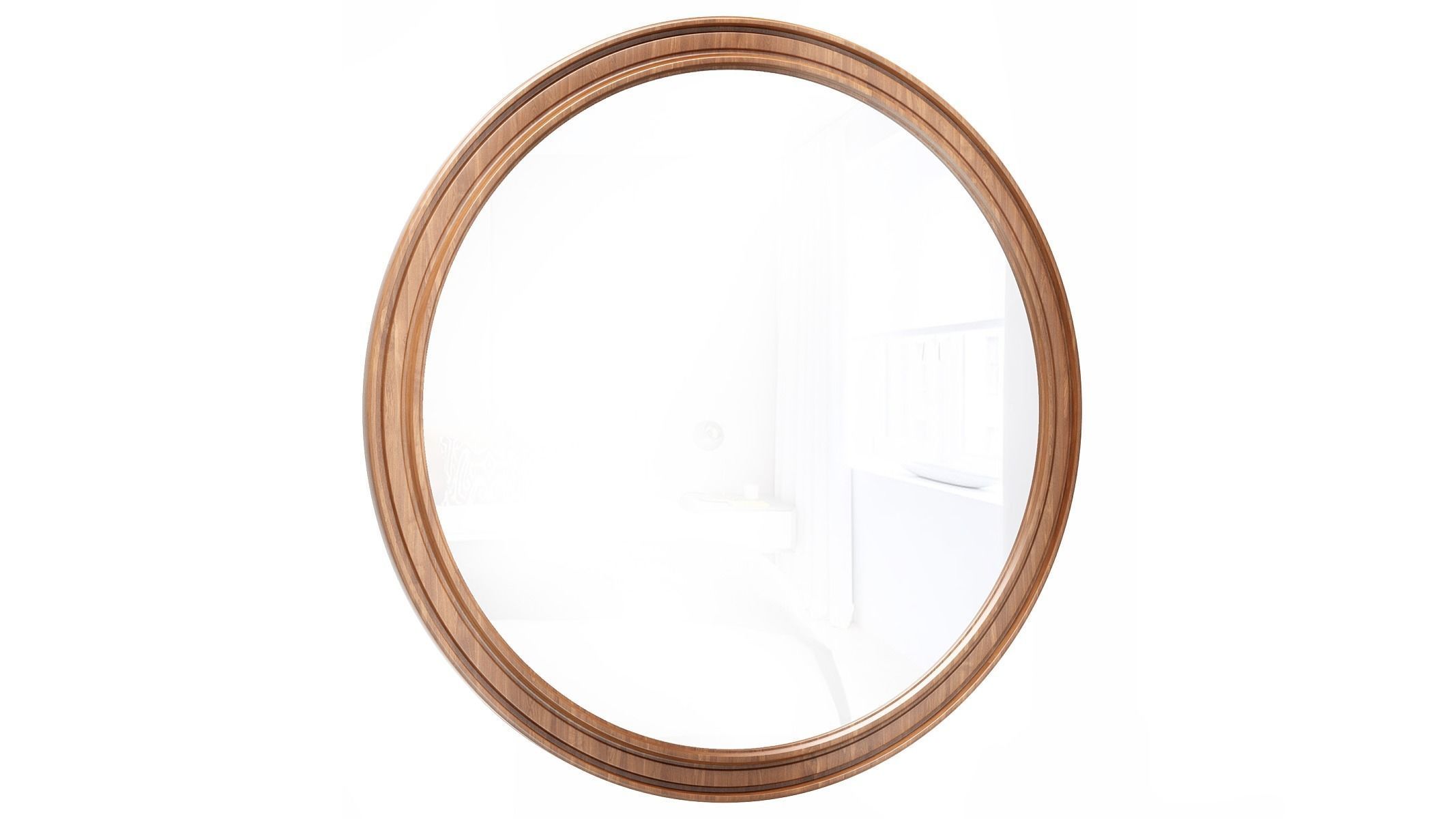 Mirror in a wooden frame GZ-M1023 3D model_4