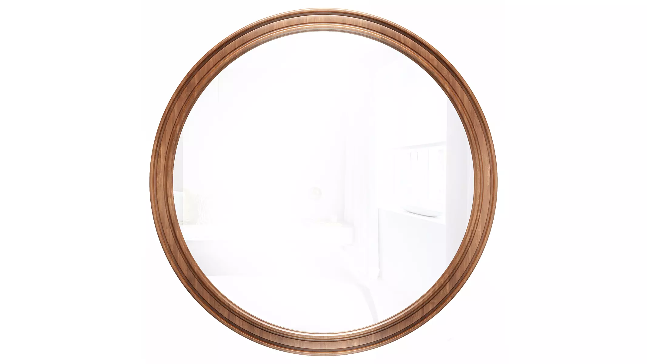 Mirror in a wooden frame GZ-M1023 3D model_0