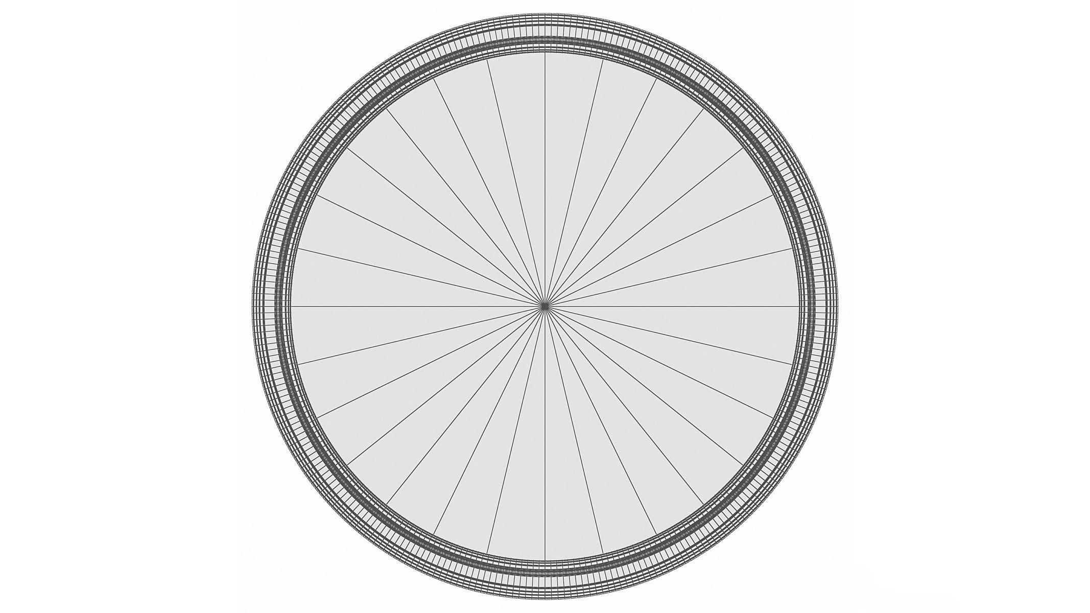 Mirror in a wooden frame GZ-M1023 3D model_5