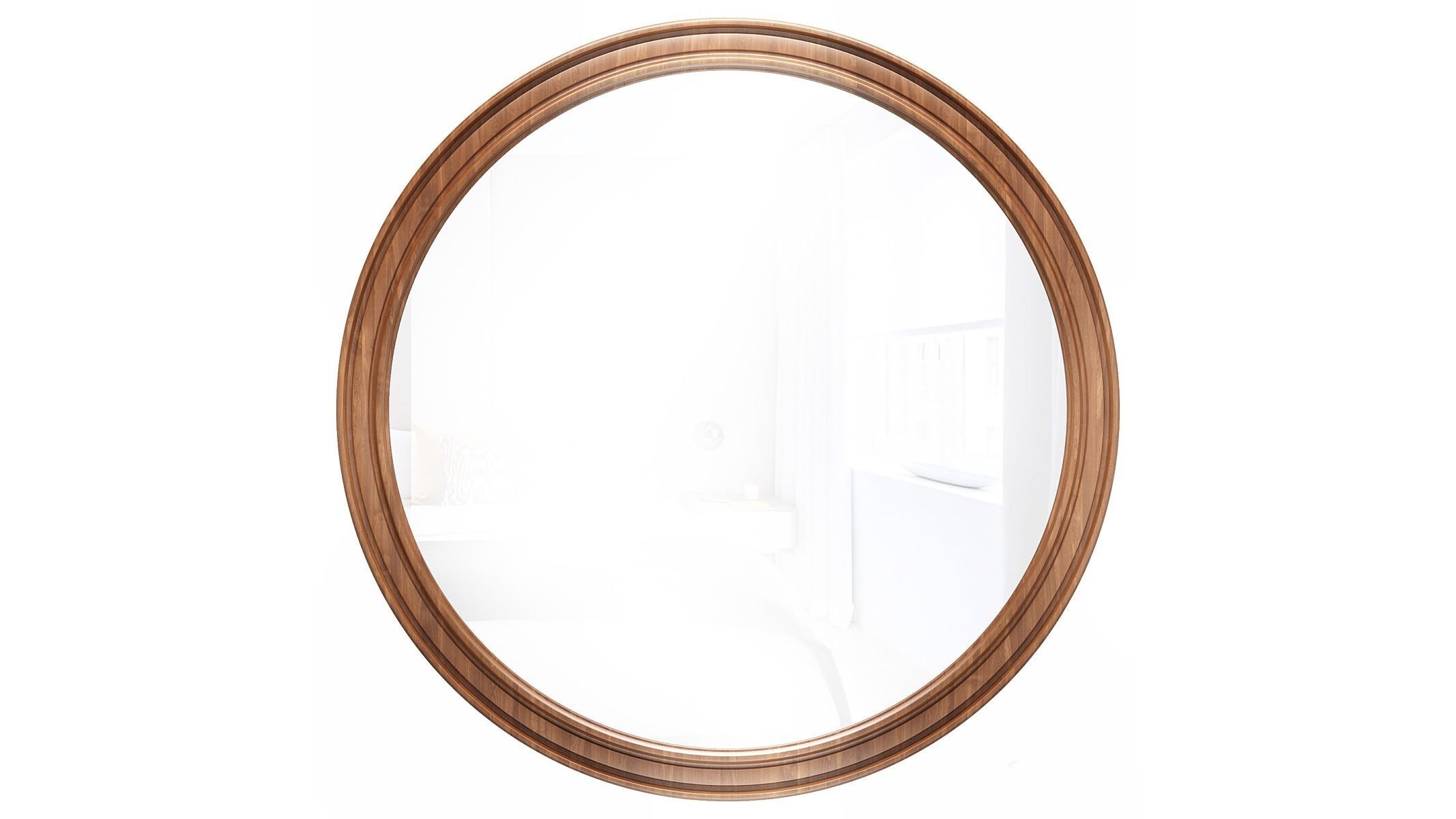 Mirror in a wooden frame GZ-M1023 3D model_2
