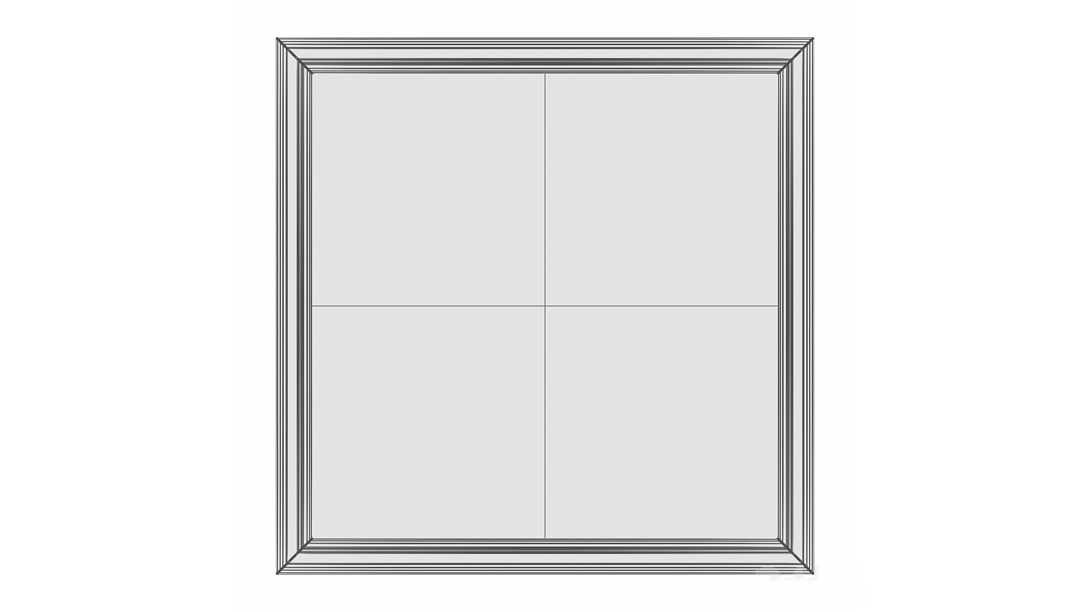 Mirror in a wooden frame GZ-M1024 3D model_5