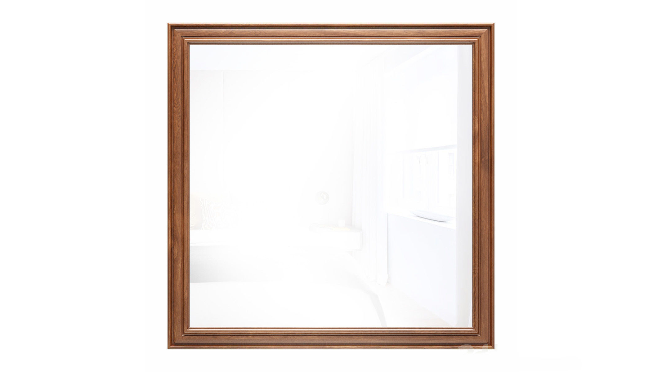 Mirror in a wooden frame GZ-M1024 3D model_2