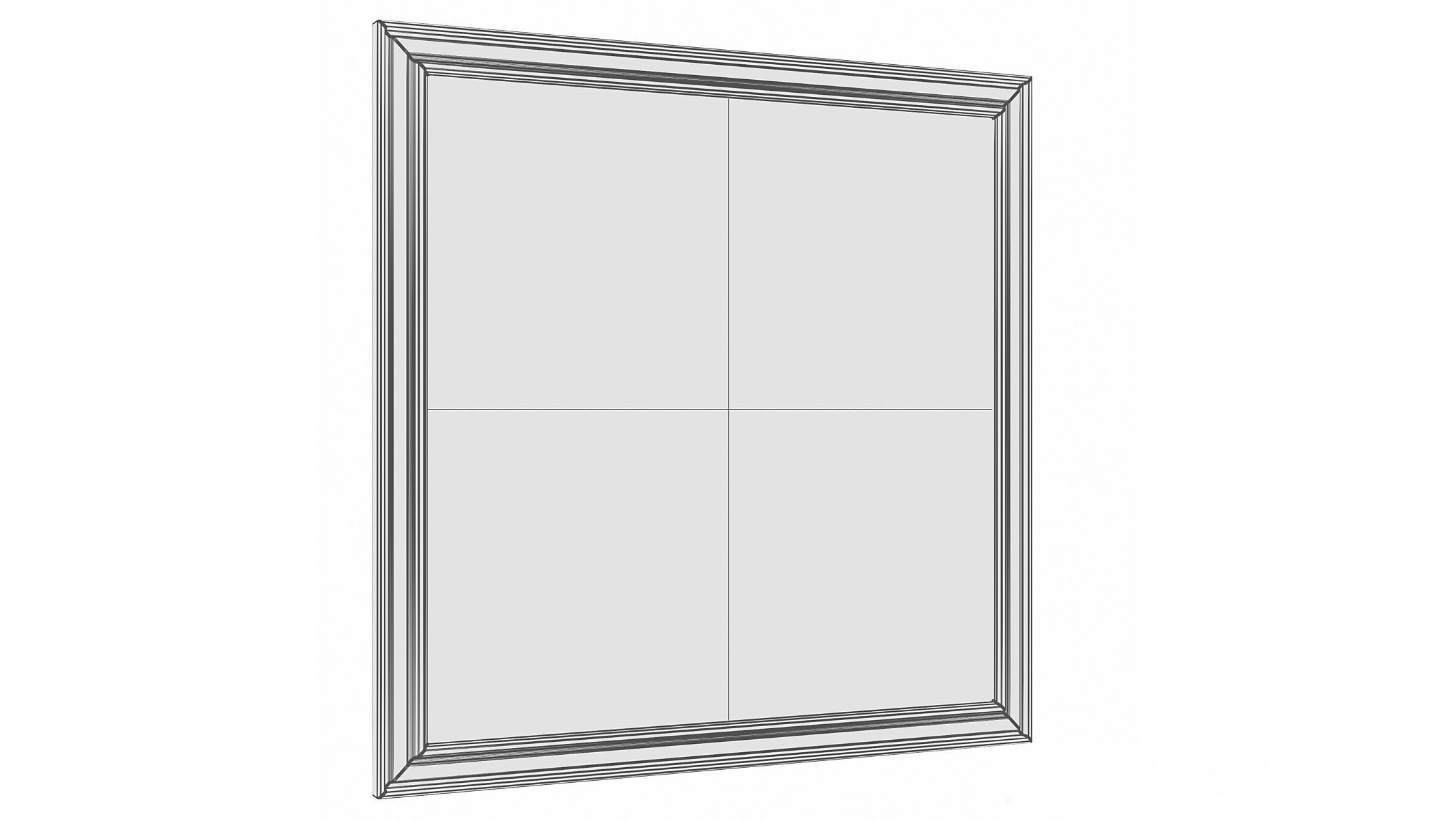 Mirror in a wooden frame GZ-M1024 3D model_6