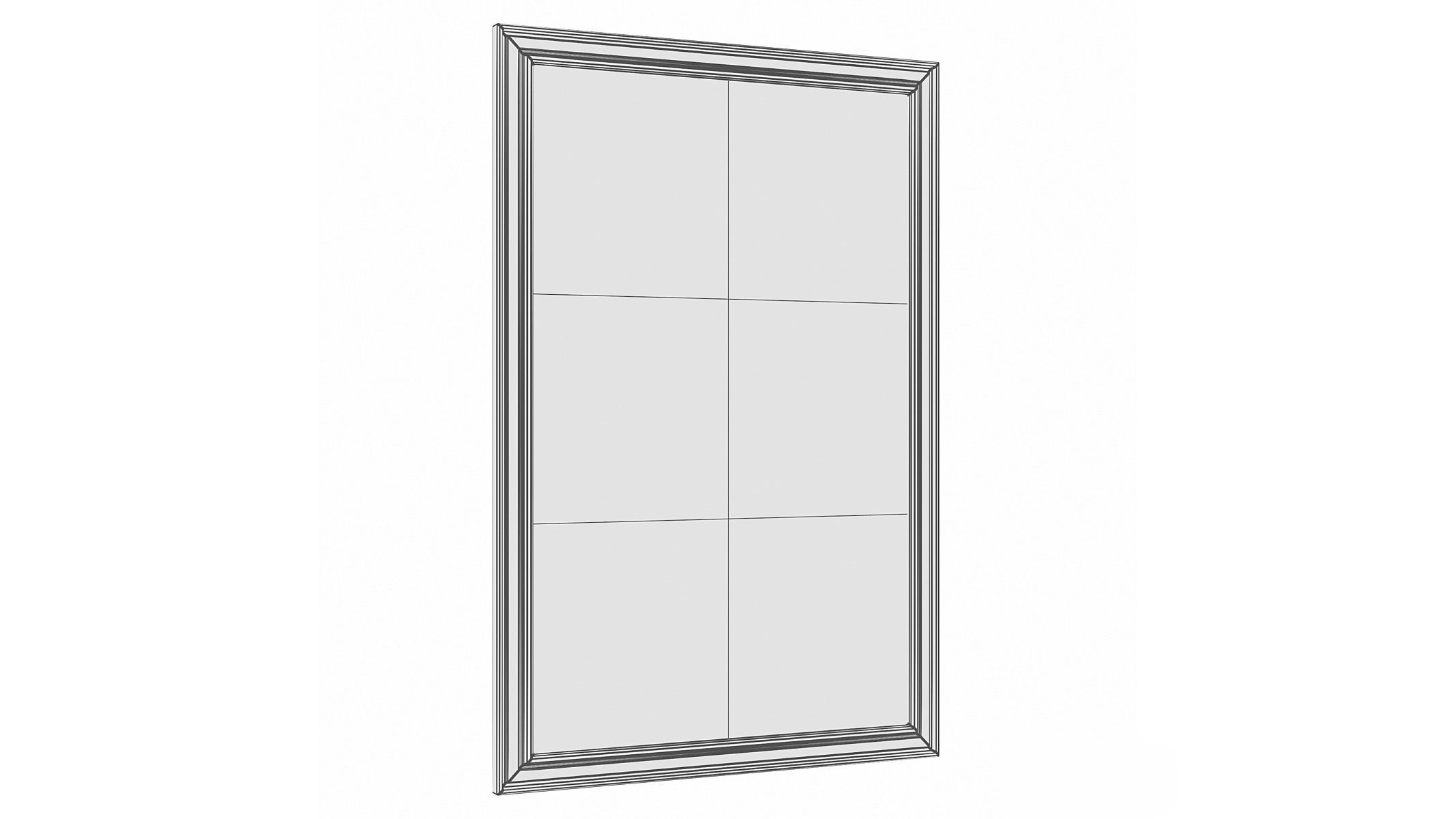 Mirror in a wooden frame GZ-M1025 3D model_4