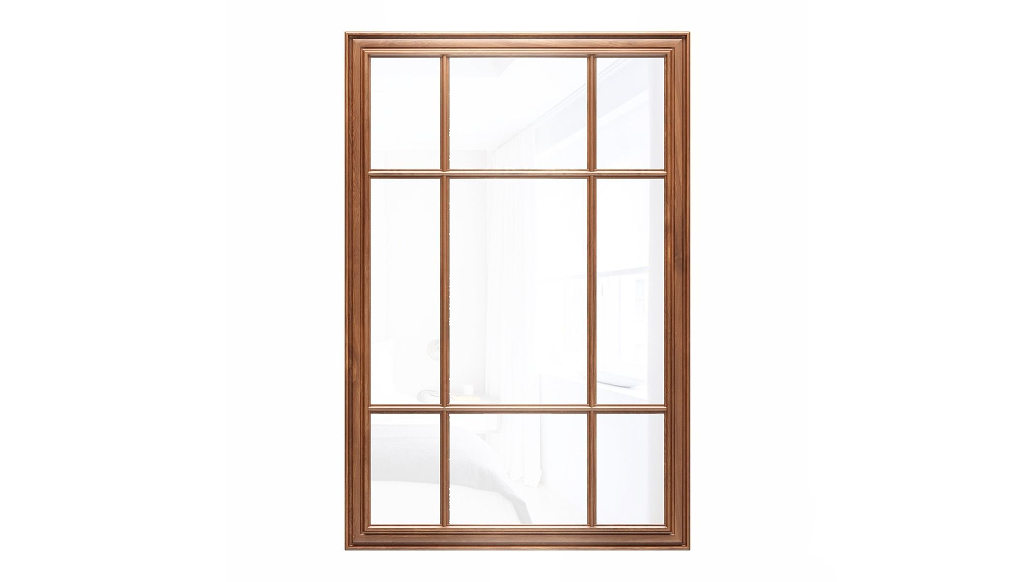 Mirror in a wooden frame GZ-M1028 3D model_2