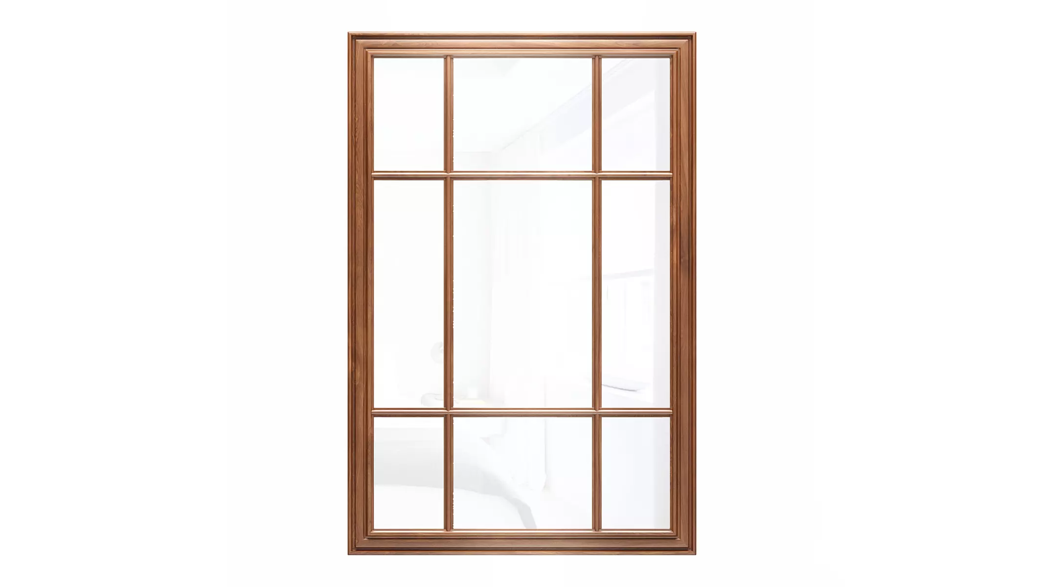 Mirror in a wooden frame GZ-M1028 3D model_0