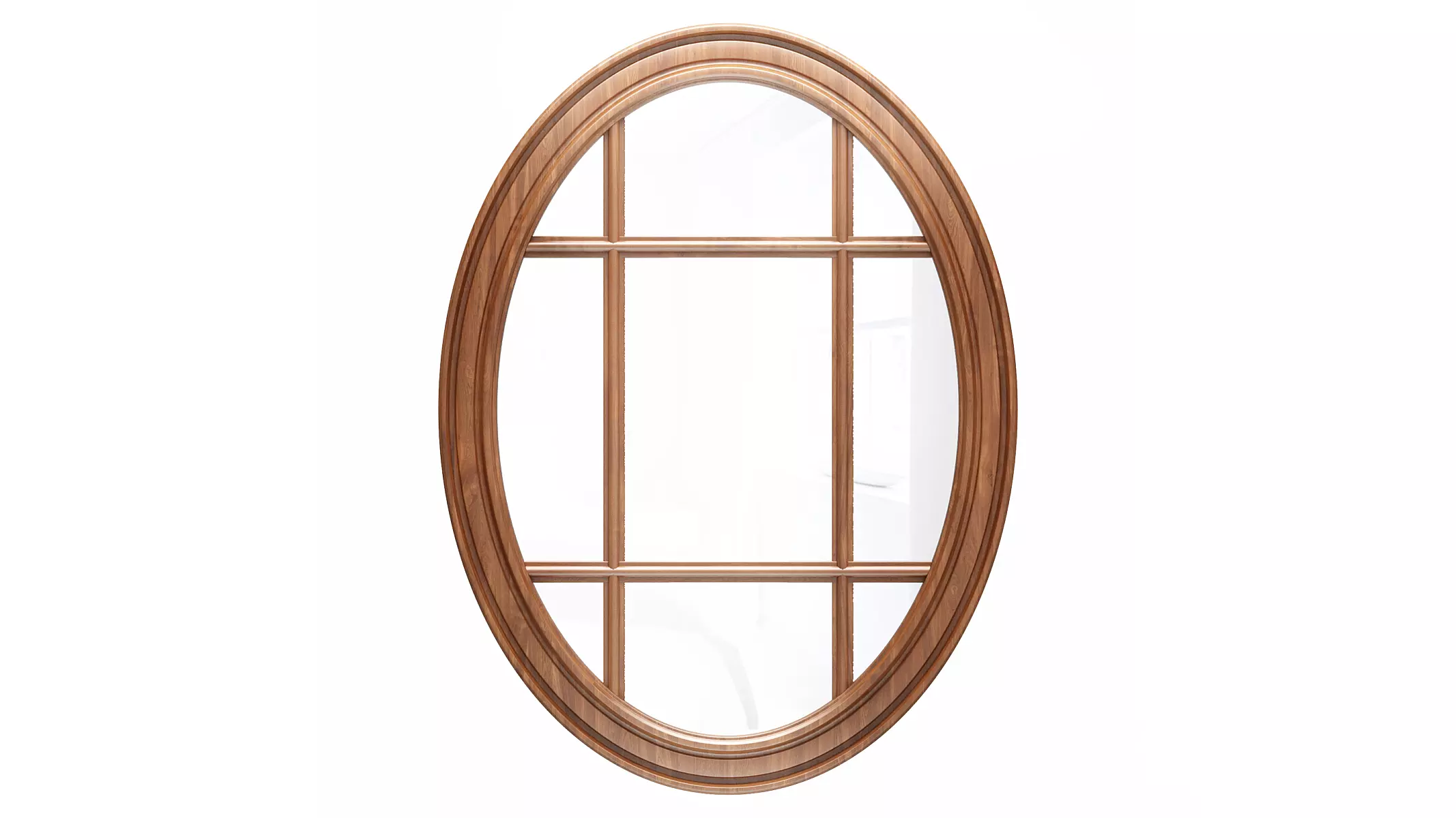Mirror in a wooden frame GZ-M1030 3D model_0