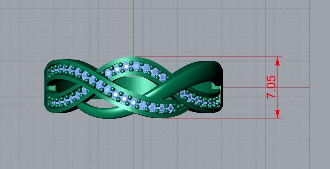 jewelry ring 3D print model_6