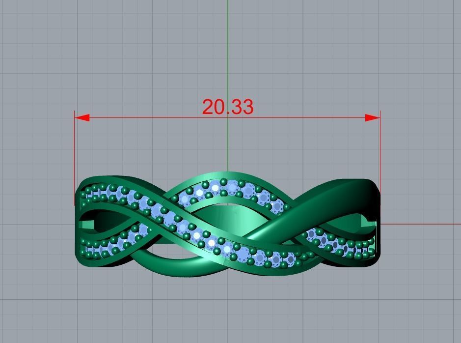 jewelry ring 3D print model_5