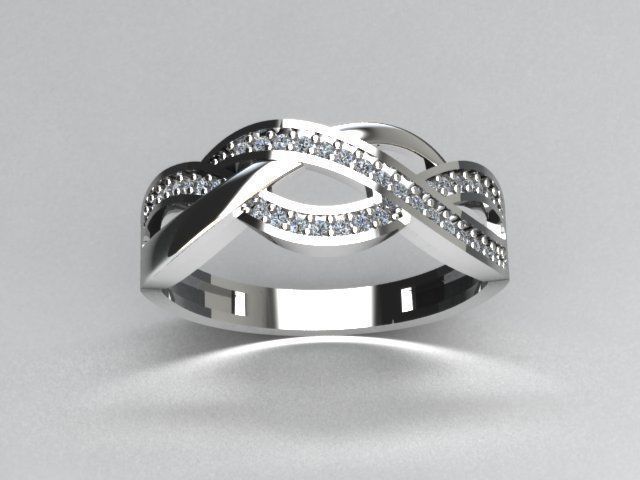 jewelry ring 3D print model_3
