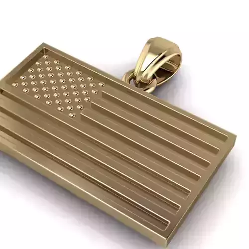 American Flag Pendant