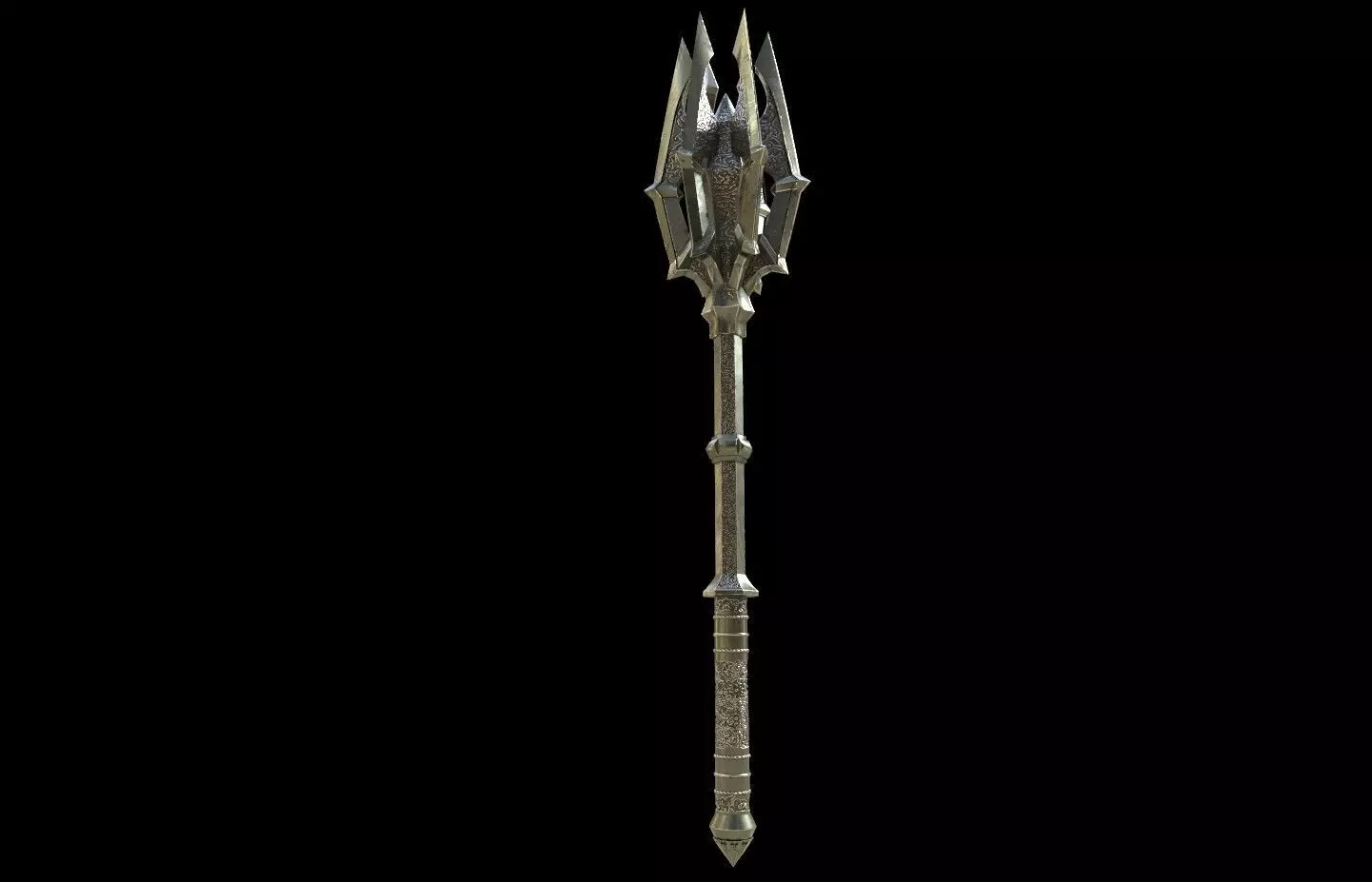 Sauron Mace lord of the rings 3D DIGITAL DOWNLOAD FILE 3D print model_0