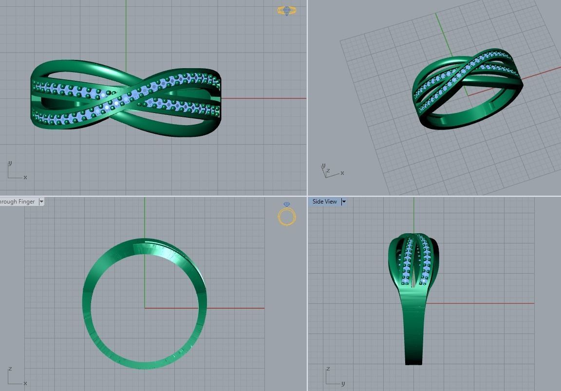 jewelry ring 3D print model_6