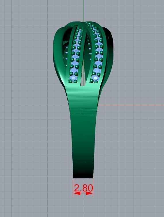 jewelry ring 3D print model_11