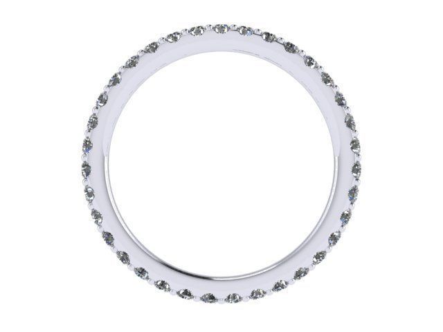 Eternity Diamond Band 3D print model_3