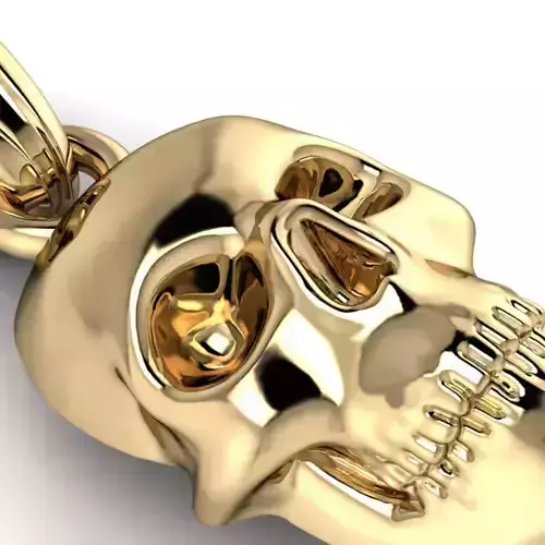 Mens Skull pendant necklace