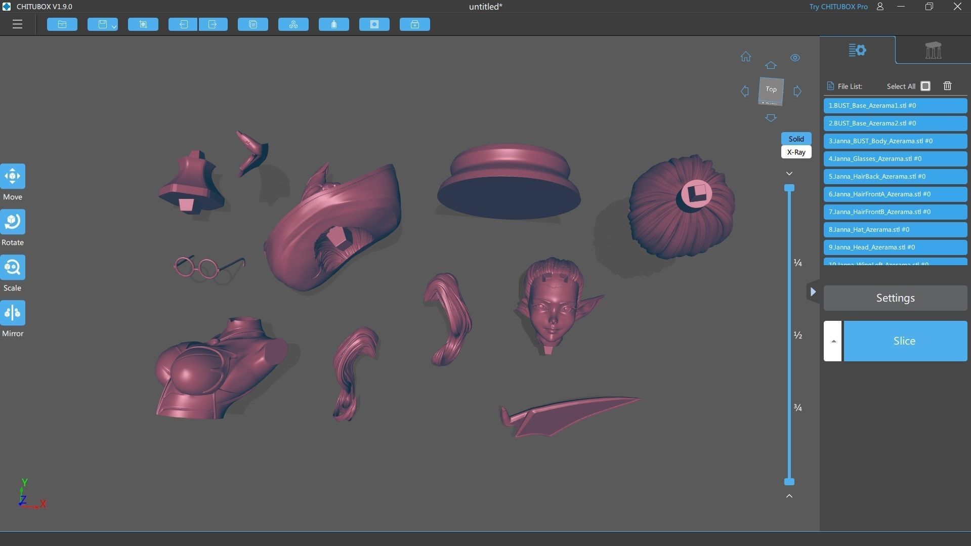 BEWITCHING JANNA BUST FOR 3D PRINTING 3D print model_2