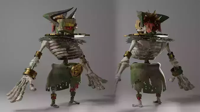 Guardian egyptian skeleton