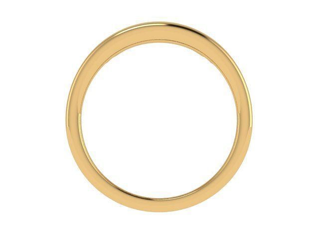 Crown Shaped Ring With Round and Baguette Straight Diamonds 3D print model_6