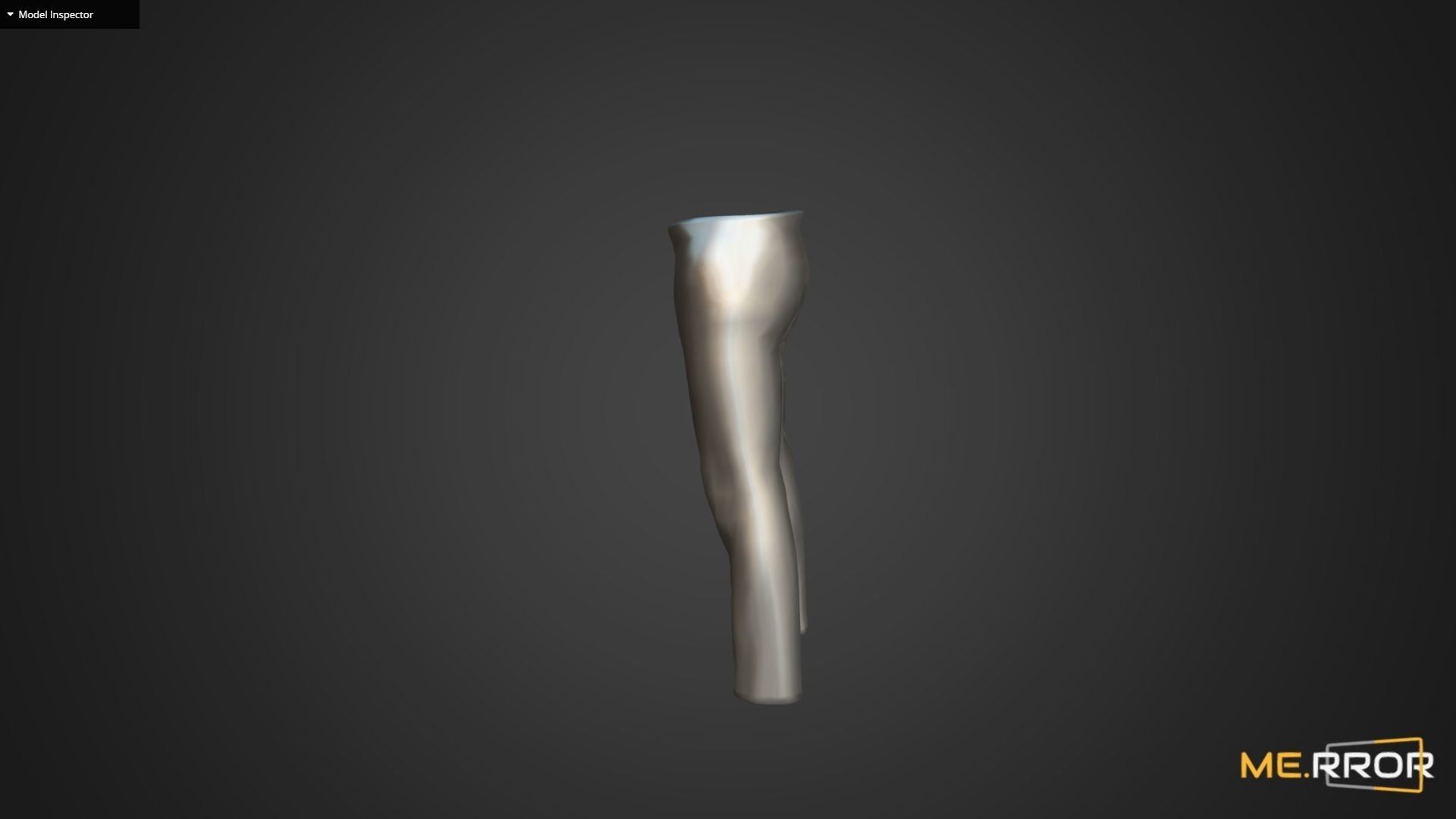 Game Ready Suit Pants Low-poly 3D model_12