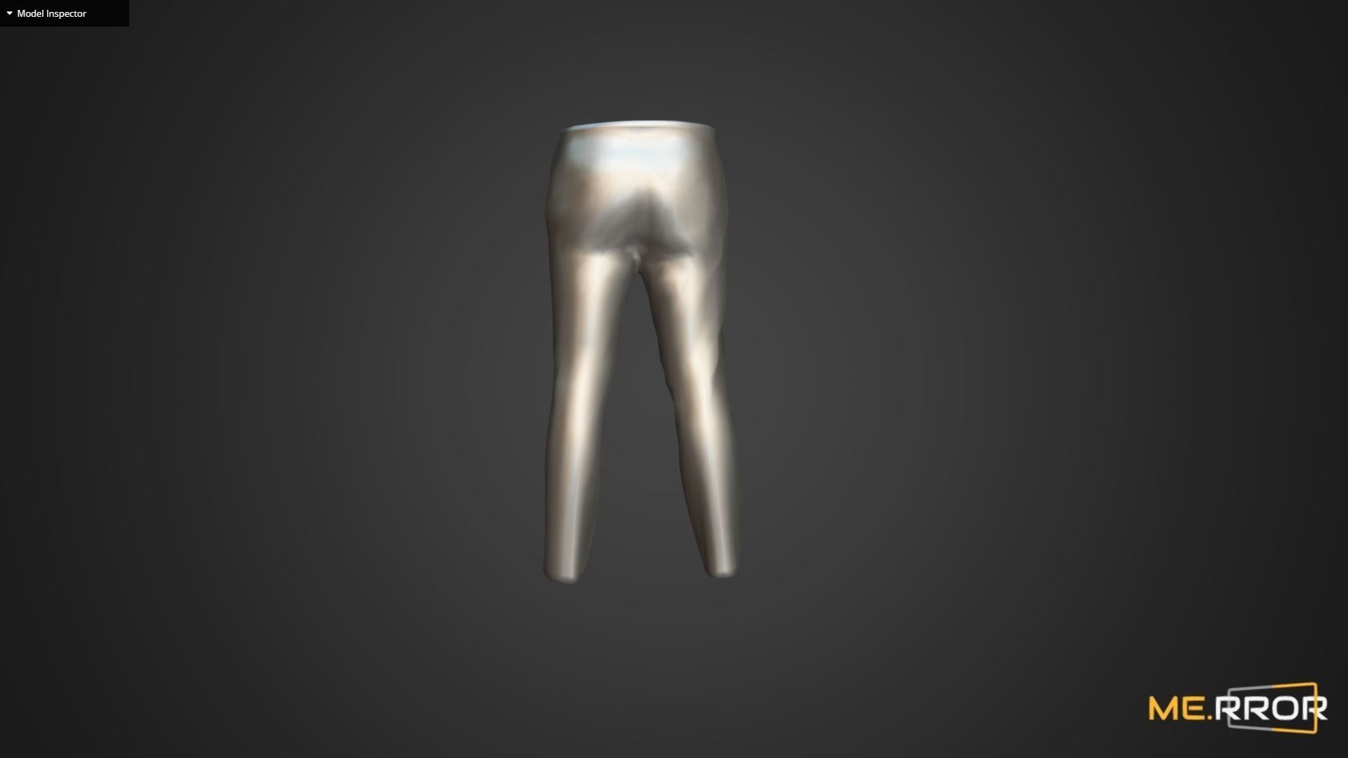 Game Ready Suit Pants Low-poly 3D model_11