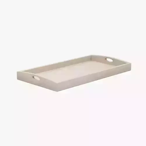 Wooden Coffee Table Tray 3D model