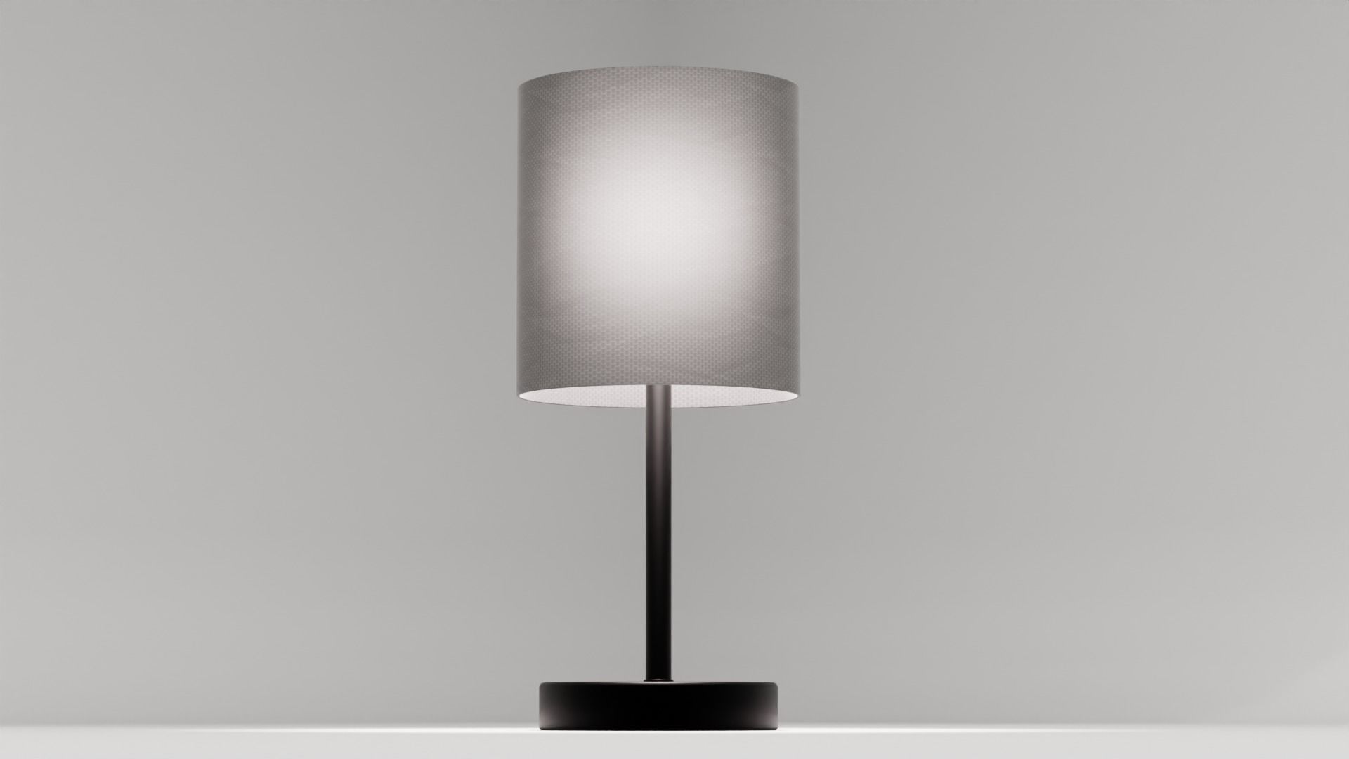 Modern Table Lamp 3D model_3
