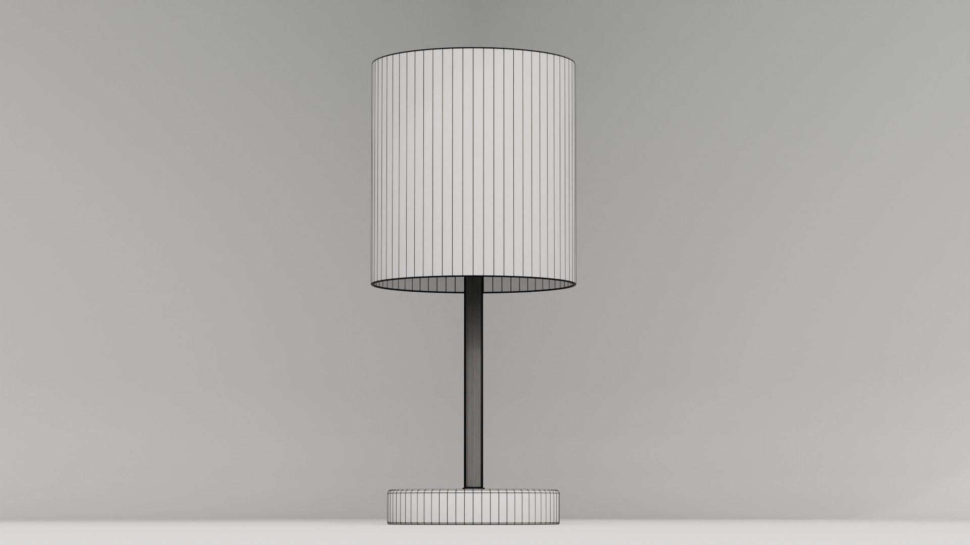 Modern Table Lamp 3D model_4