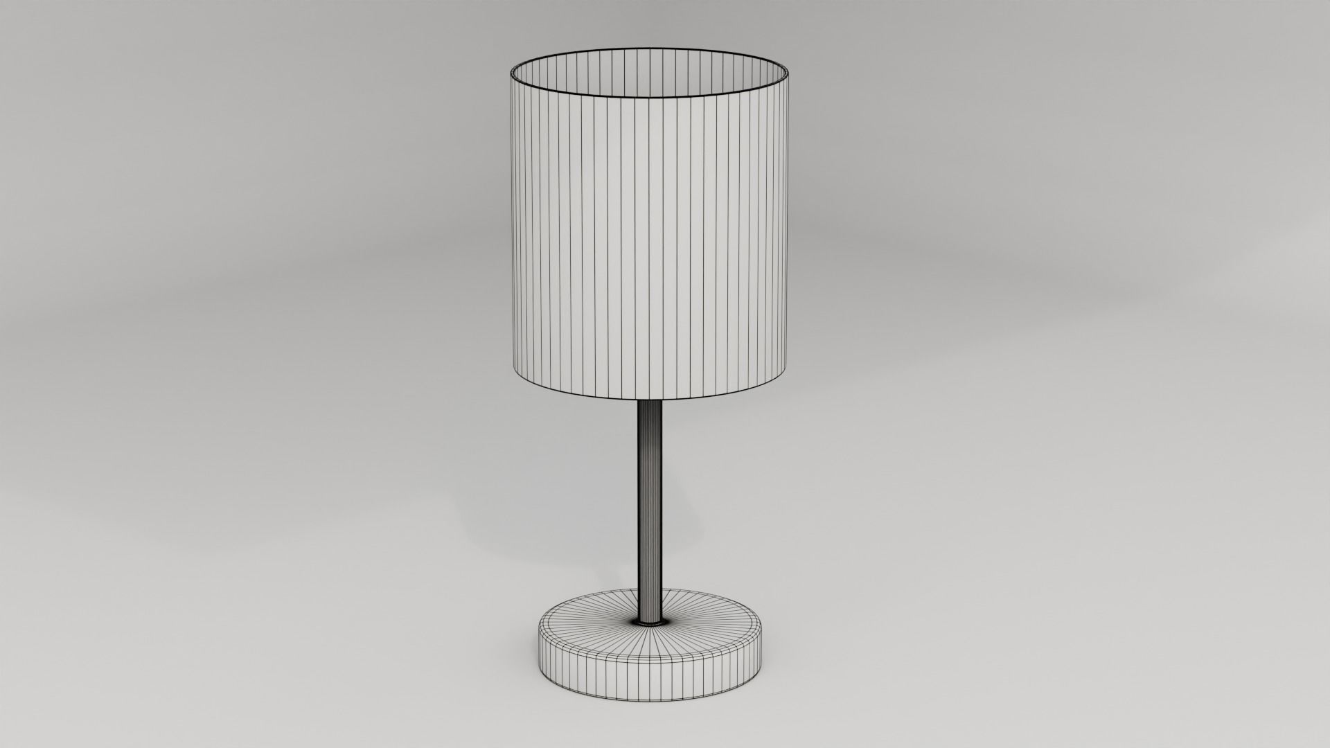 Modern Table Lamp 3D model_2