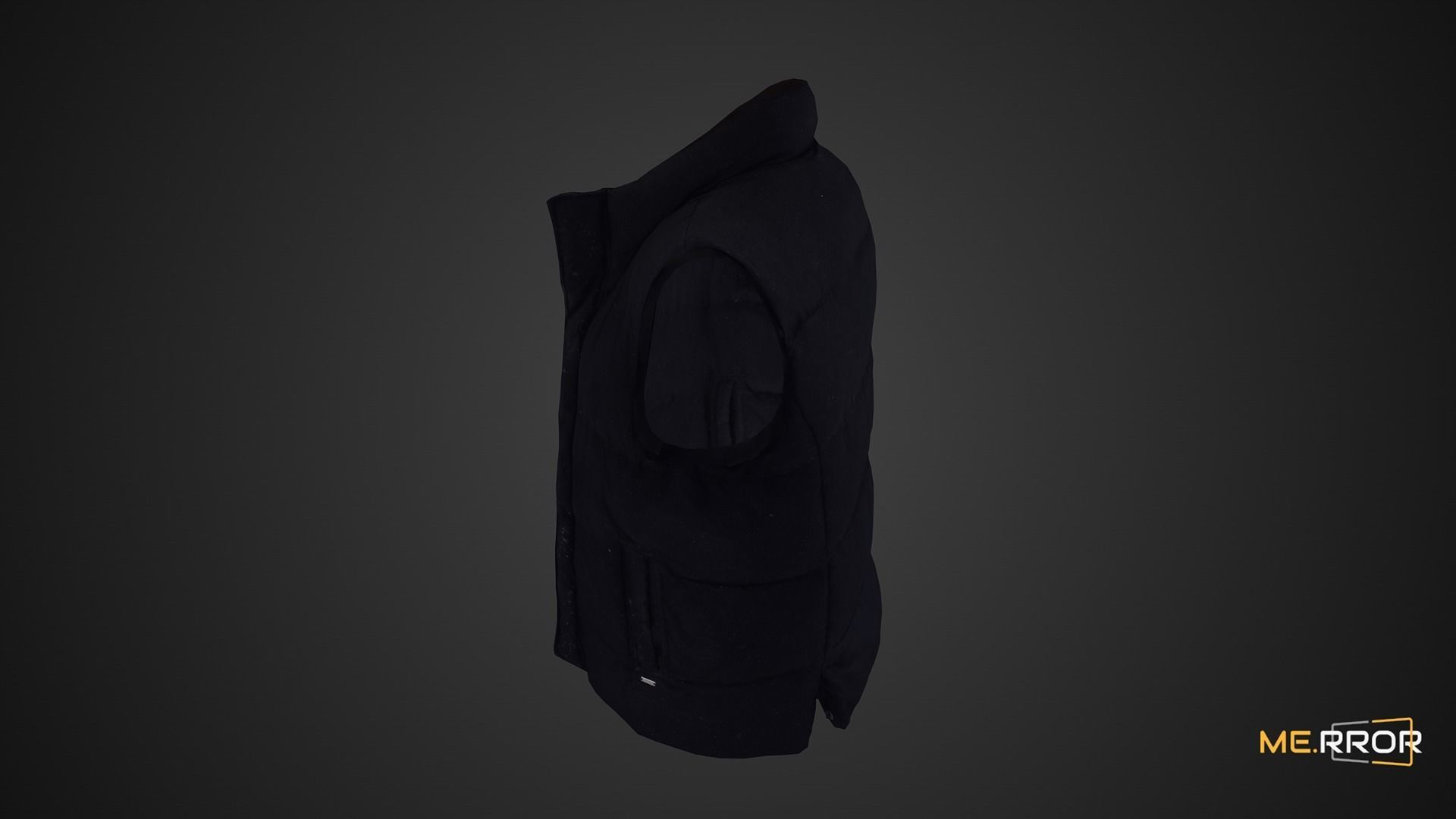Game Ready Padded Vest Low-poly 3D model_8