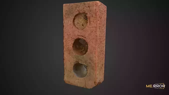 Brick with holes in it