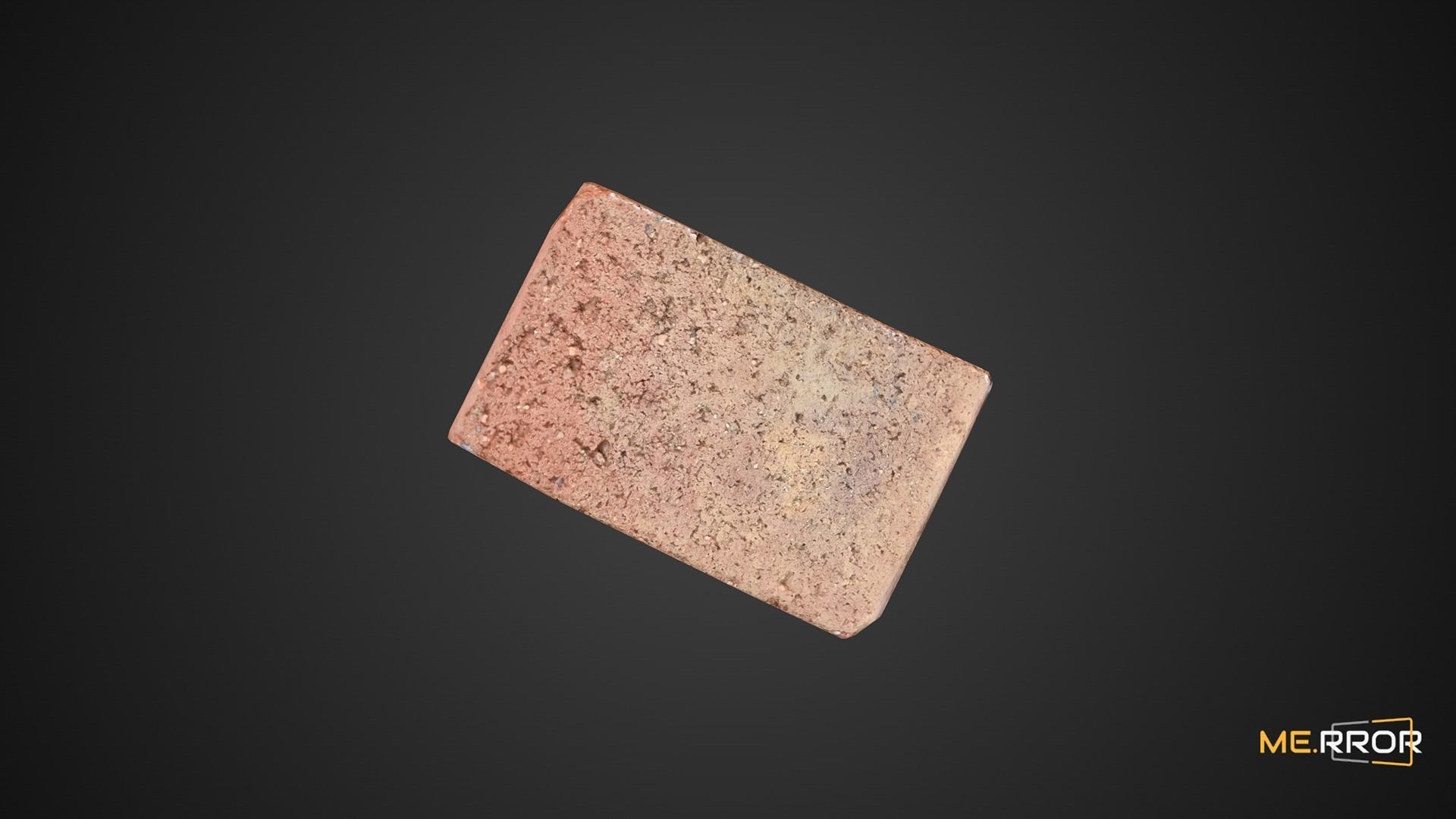 Game Ready Brick with holes in it Low-poly 3D model_8