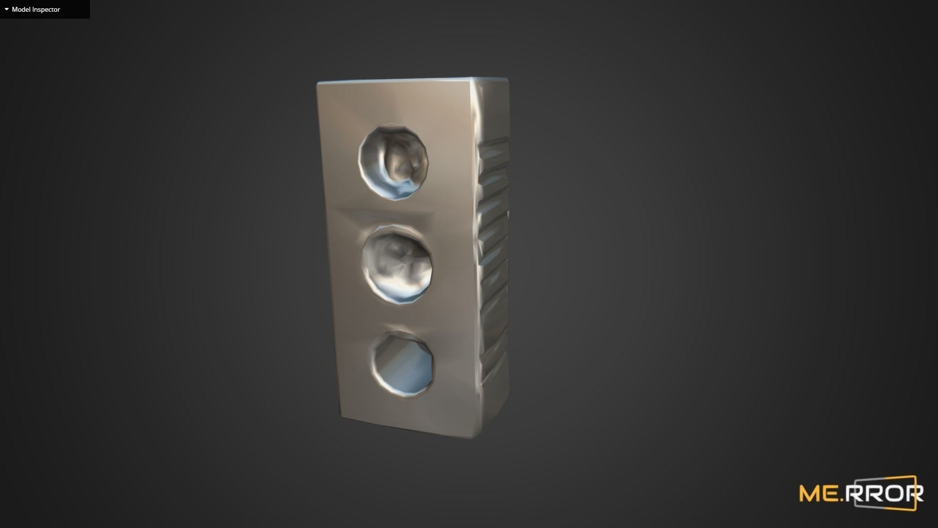 Game Ready Brick with holes in it Low-poly 3D model_13