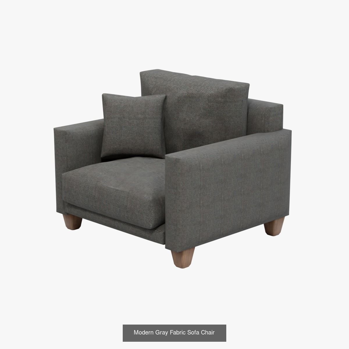 Modern Living Room Furniture Set 3D Model Collection_8