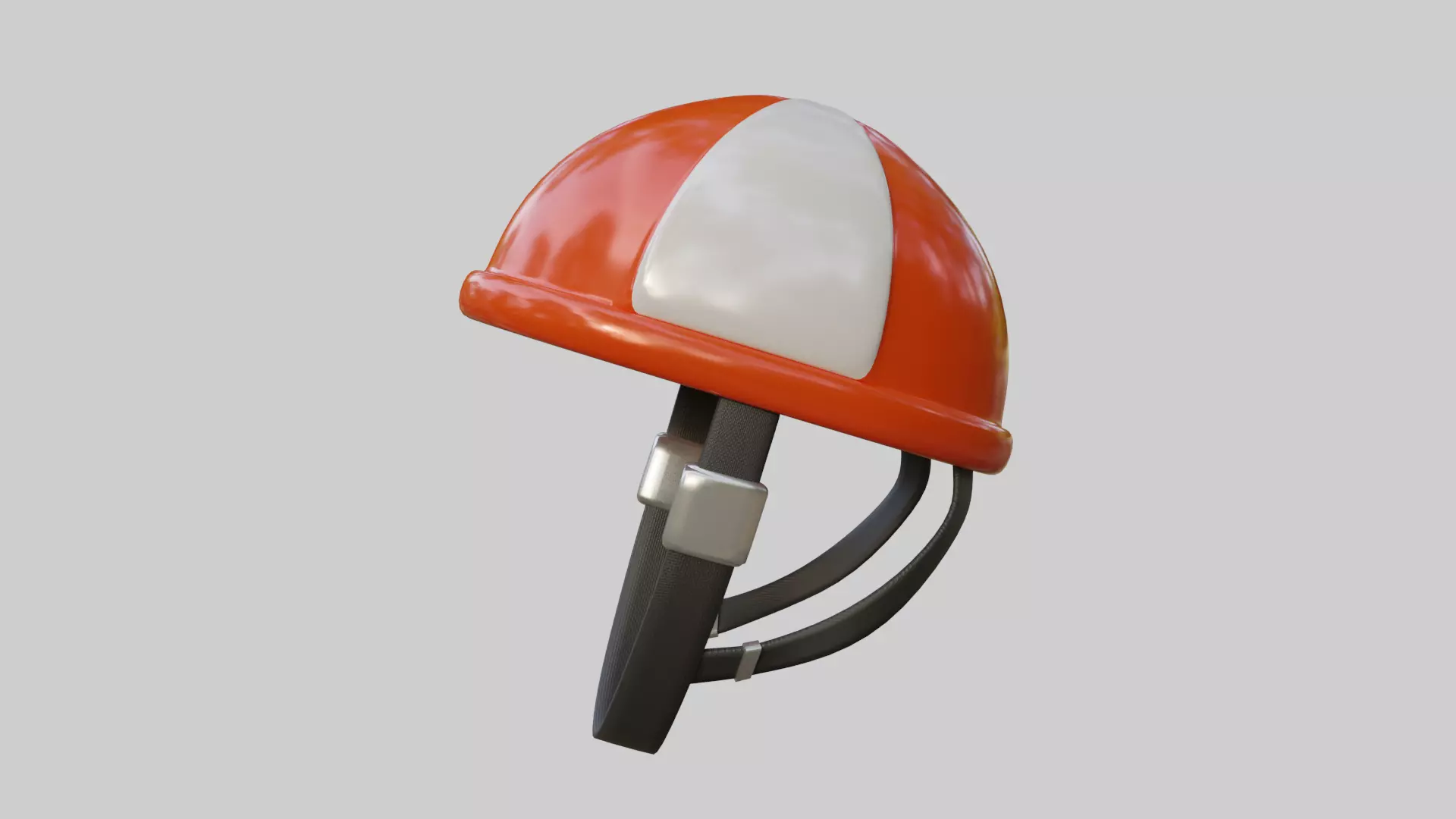 Bicycle helmet Low-poly 3D model_0
